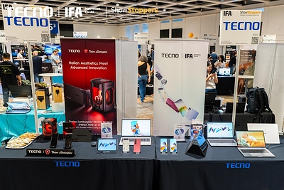 TECNO Showcased New MEGABOOK Laptops and New Phones at IFA ShowStoppers 2026